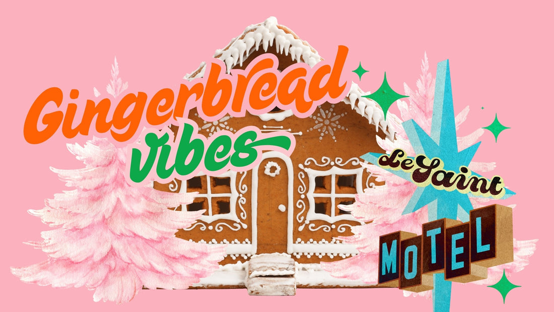 Something Sweet Is Coming to Le Saint Motel: Our New Gingerbread House Set!