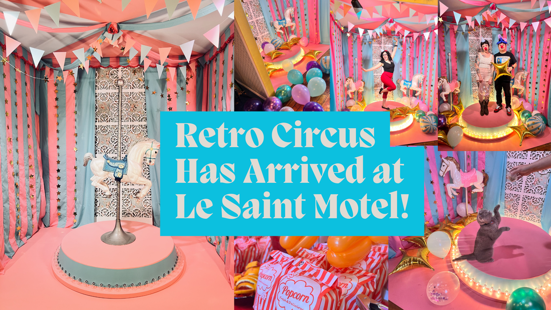 Retro Circus Has Arrived at Le Saint Motel: Montreal's Newest Vintage Circus Photoshoot Set