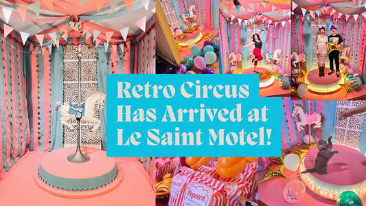 Retro Circus Has Arrived at Le Saint Motel: Montreal's Newest Vintage Circus Photoshoot Set